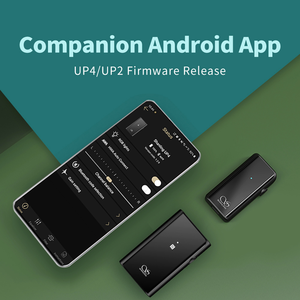 New Companion app for UP2 & UP4_Shenzhen Shanling Digital Techno